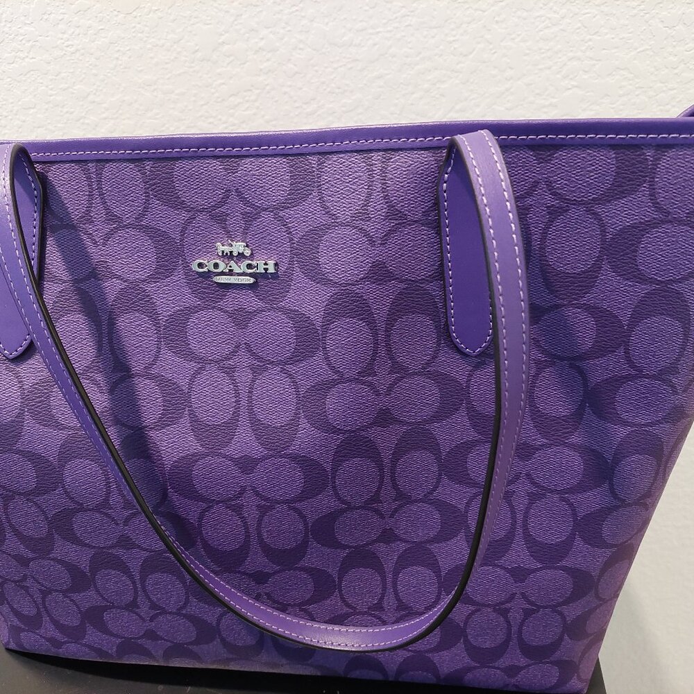 Coach Purple City Tote